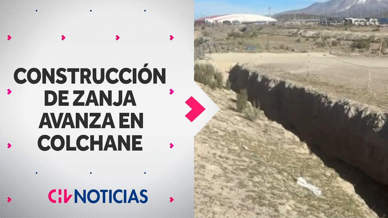 Así avanza la construcción de zanjas y muros en el 