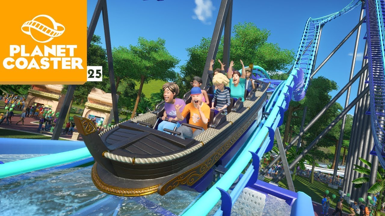 A MONTANHA-RUSSA AQUÁTICA | Planet Coaster: Aventura #25