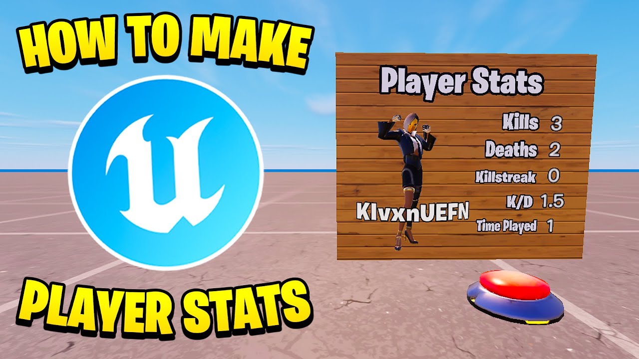 HOW TO MAKE PLAYER STATS BOARD IN UEFN