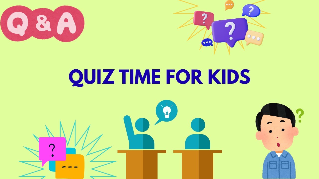 Quiz Time for Kids | Fun Kids Quiz | Easy Questions & Answers | Brain Teasers, Animals, Space & More