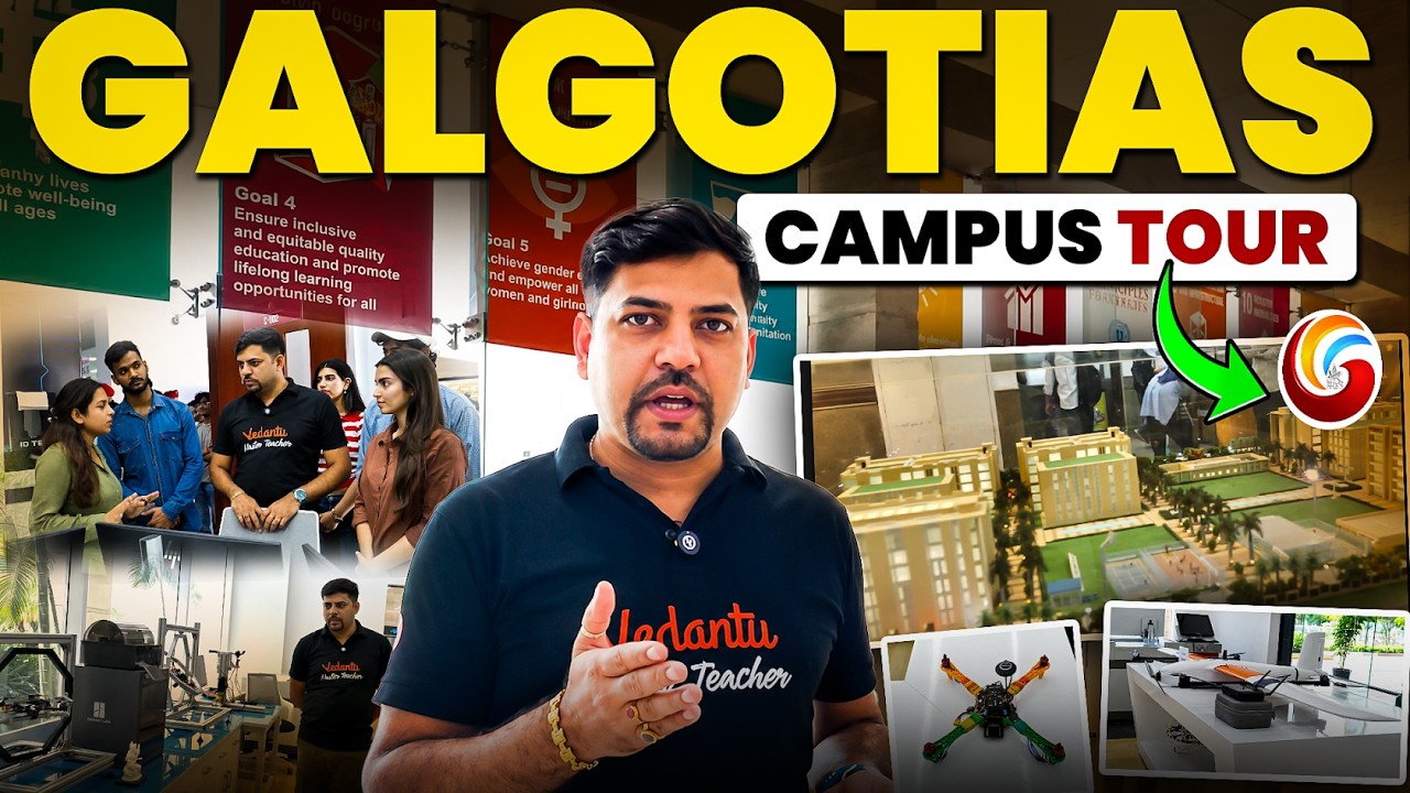 Galgotias University Campus Tour | Facilities, Hostel, Labs & Classrooms | JEE 2026 | Harsh Sir