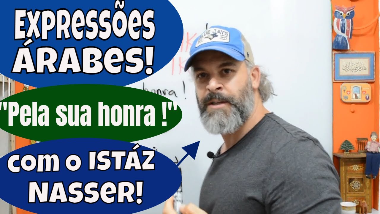 AULA &Aacute;RABE do Nasser, imitando Jihad! BI CHARAFAK!