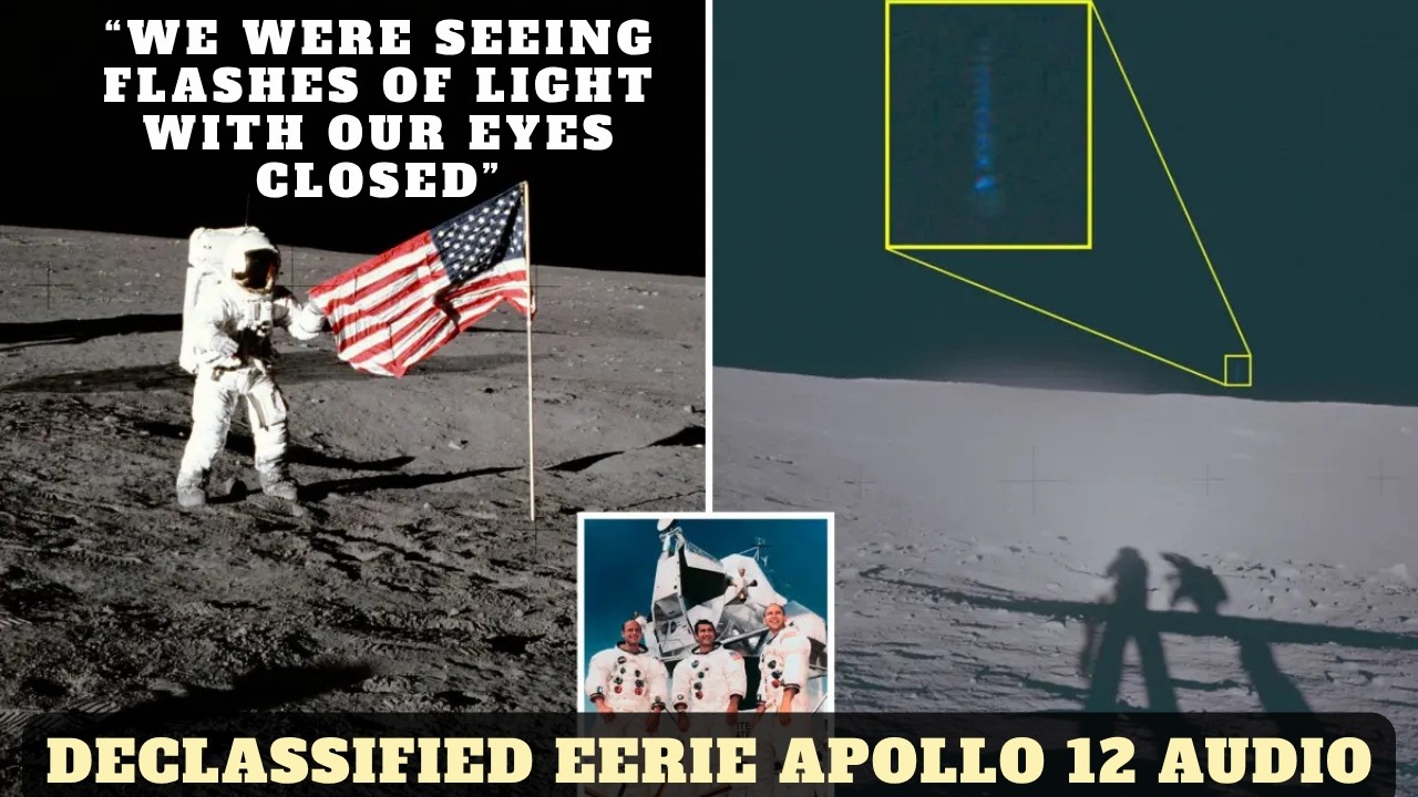 Pentagon releases Eerie Audio From Apollo 12 Crew Describing Mysterious 'Streaks of Light'!