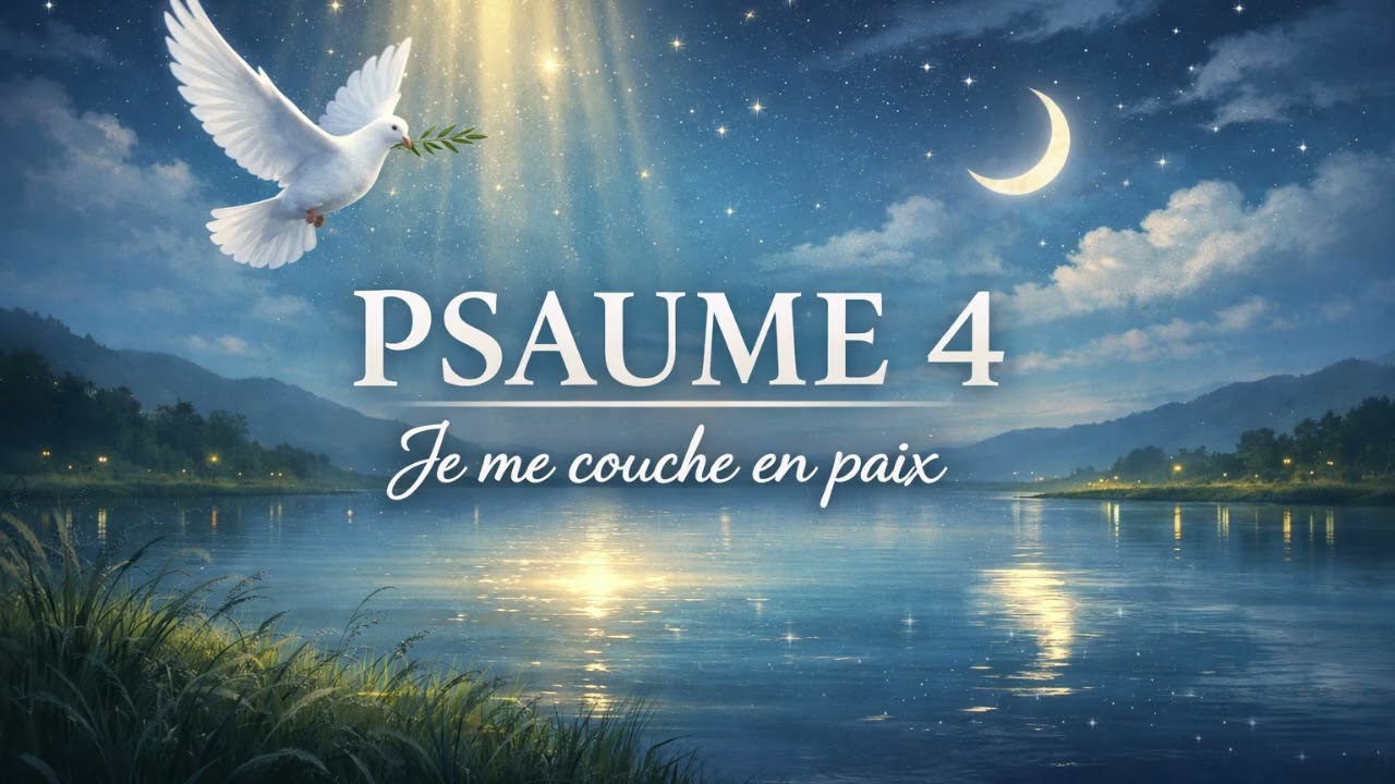 Psaume 4 - Prière du soir -  Prière avant dormir -  Paix de Dieu