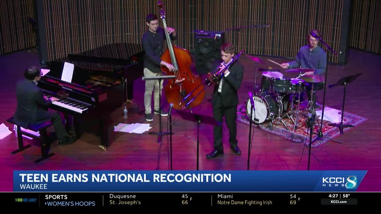 Waukee NW High School senior wins international jazz trombone competition