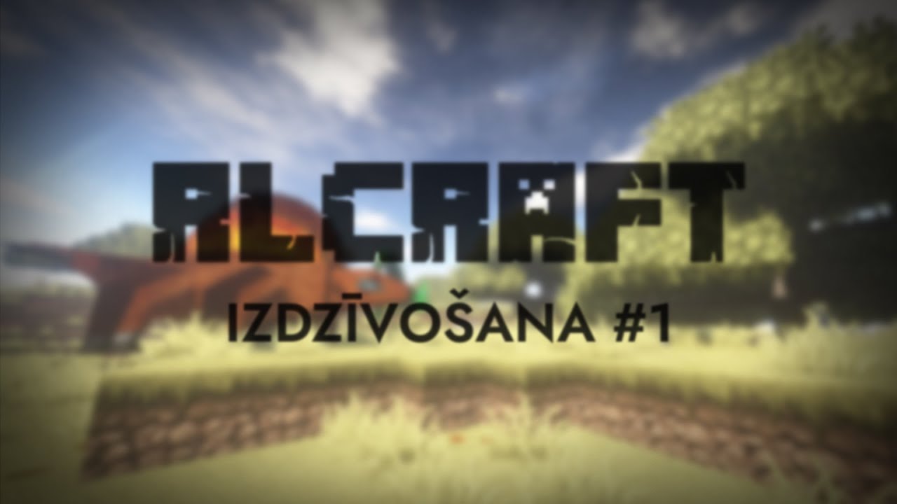 RLCraft izdzīvošana #1- GRŪTĀKĀ MINECRAFT MODPAKA?!? (Modded Minecraft latviski)