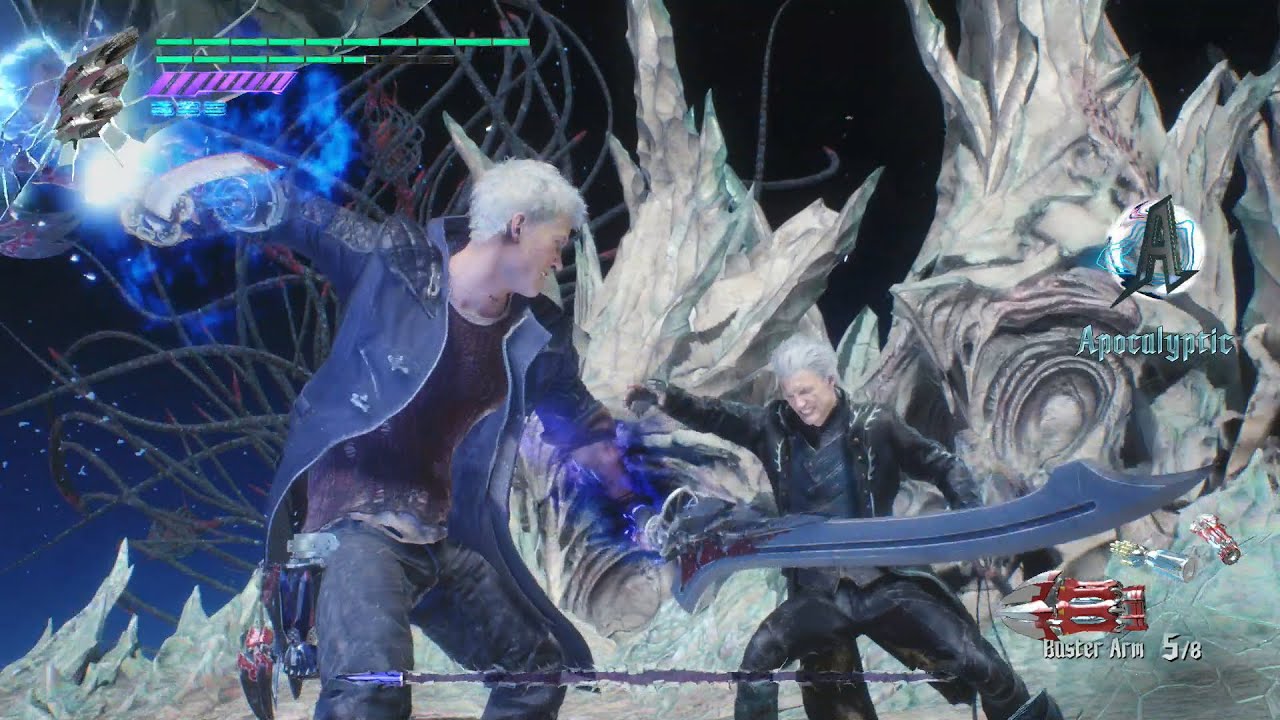 【Devil May Cry 5】 Nero All Buster ＆ Devil Bringer / 全バスターモーション集【Japanese】