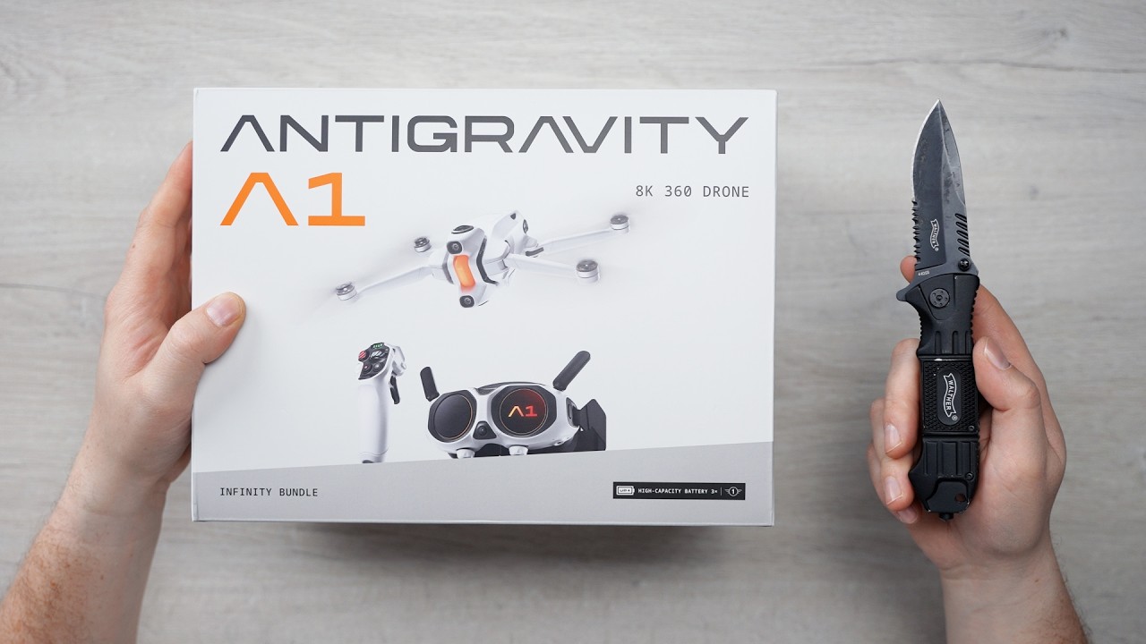 Antigravity A1 Drone - Infinity Bundle - First Impressions / No Commentary Unboxing