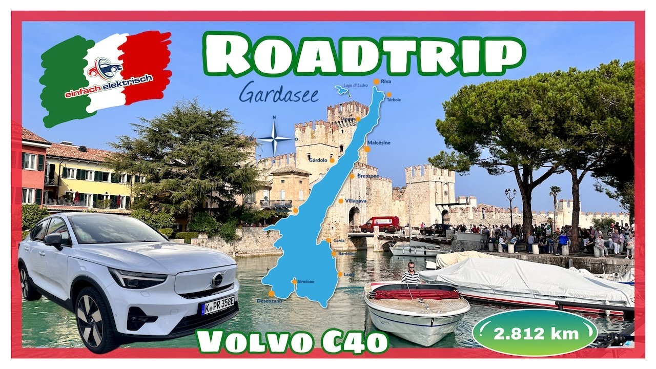 Mit dem Elektroauto zum Gardasee - 2812 km funktioniert das⁉️