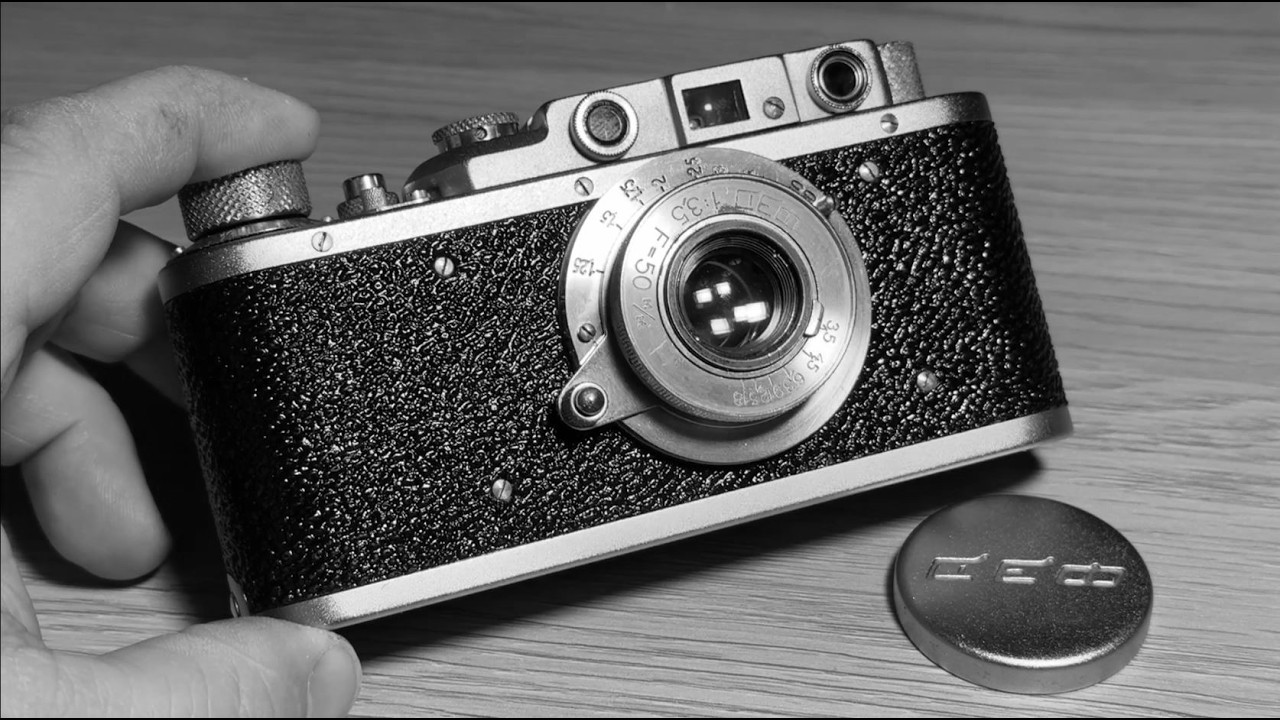 Fed 1 - jak działa dalmierz z migawką szczelinową / How focal plane shutter camera works