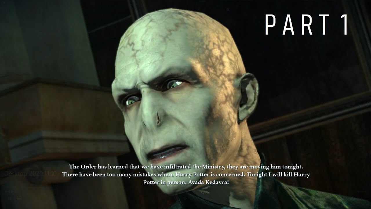Harry Potter and the Deathly Hallows - Part 1 Gameplay Walkthrough #1 - Arrive at The Burrow