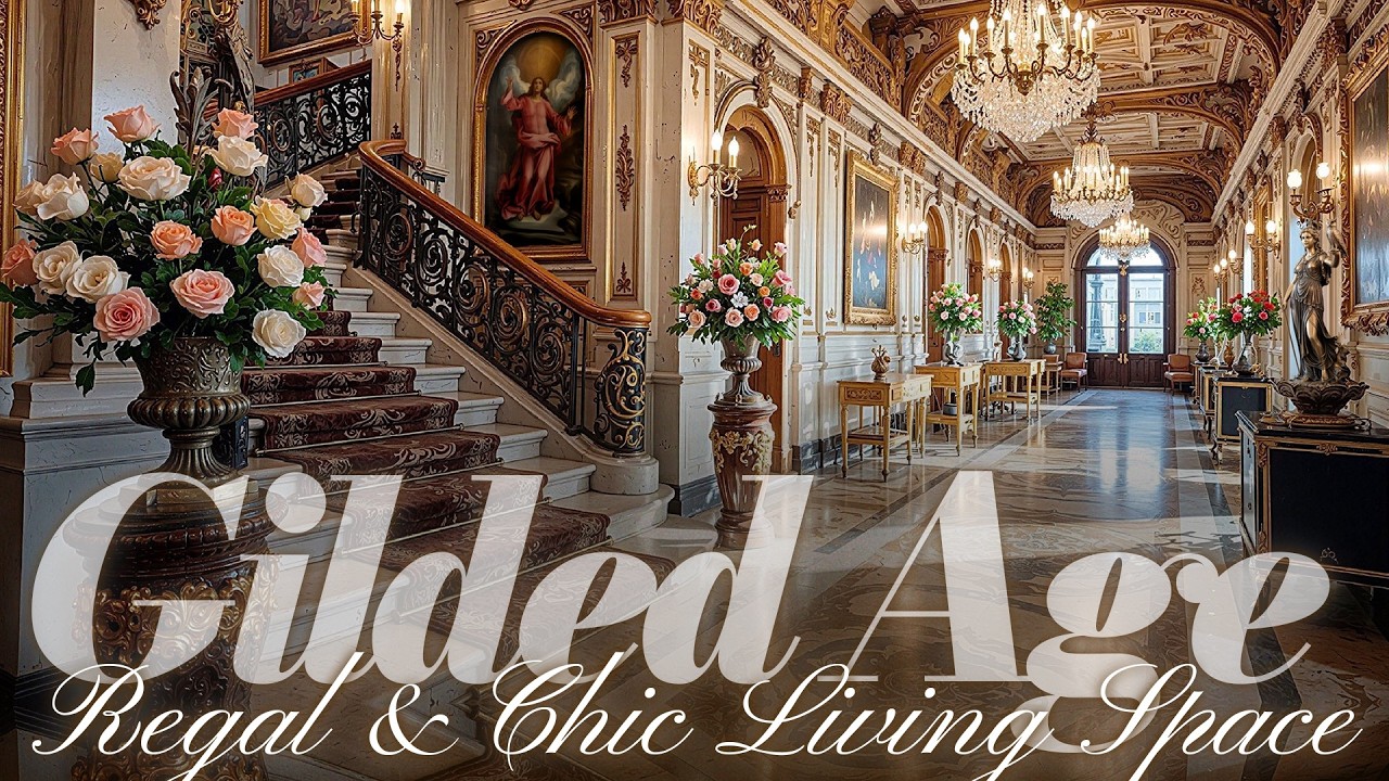 The Gilded Age Historical American Luxury Home and Mansion Interior