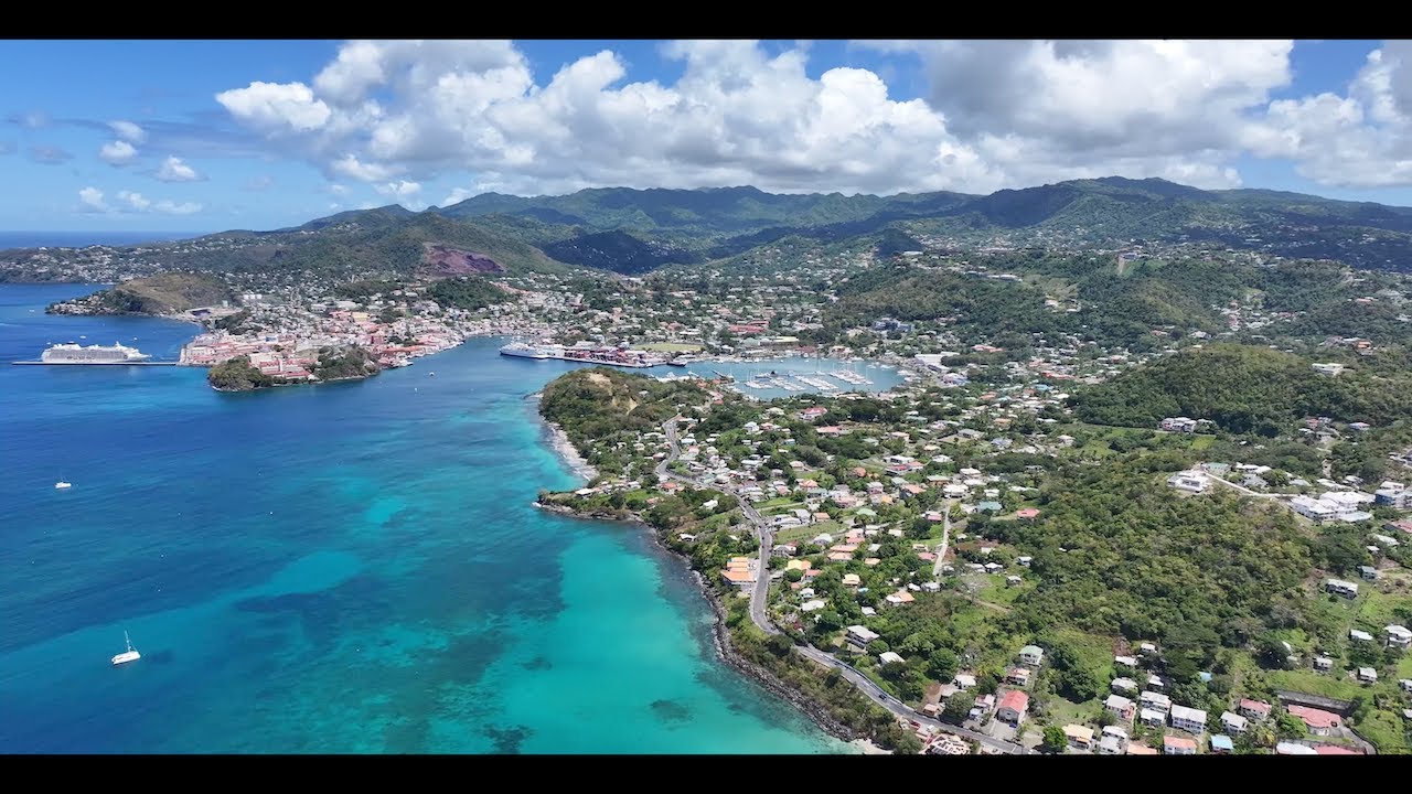 Grenada in 4K: Aerial Views of the Spice Isle