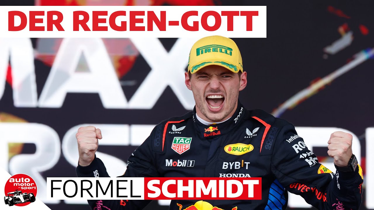 Verstappen steht nach S&atilde;o Paulo kurz vor dem Titel | GP Brasilien Formel Schmidt 2024