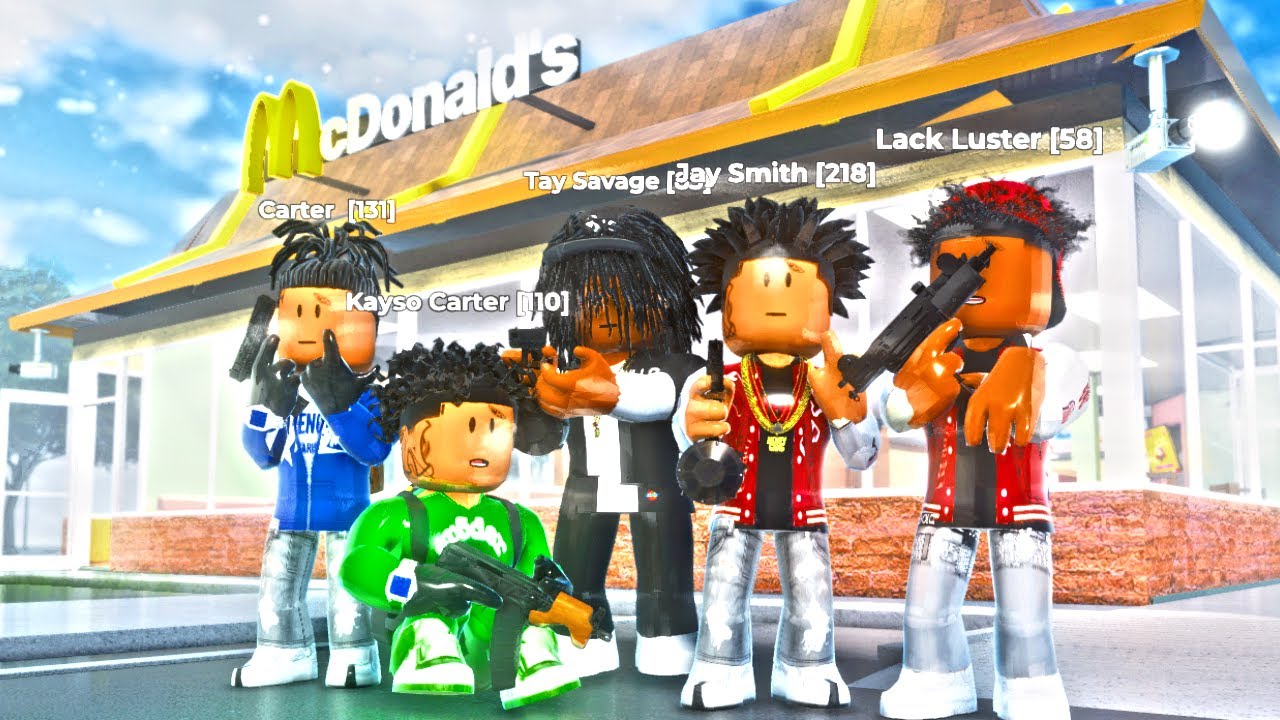 Оппа, застала нас ОТСУТСТВУЮЩИМИ в Макдоналдсе в Roblox RP!
