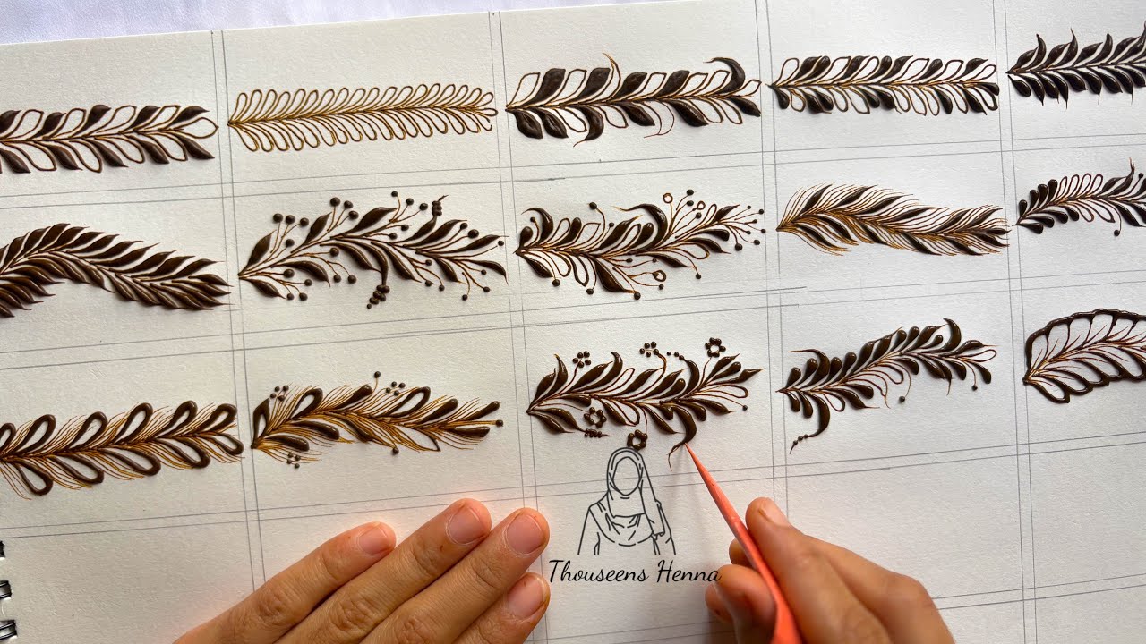 Thouseens Henna Classes Day 42/ Learn Detailed Henna With Thouseens  Henna Classes 2026