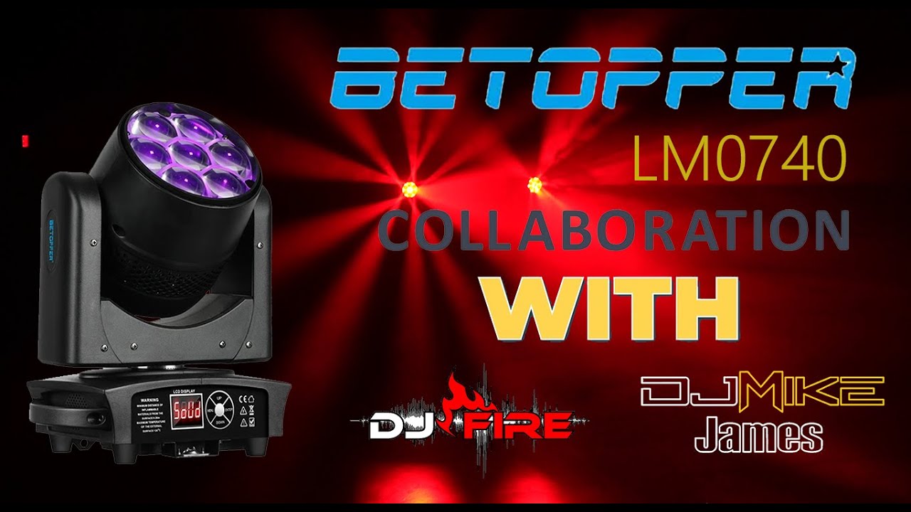 Betopper 7X40W 4 in 1 RGBW Moving Head W Bee Eye