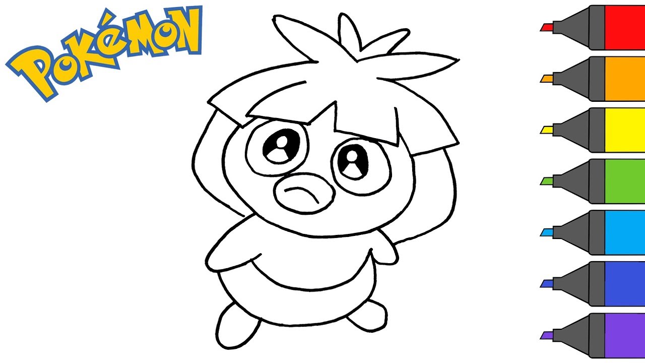 Pokemon Smoochum | How to Draw | Pokemon Coloring Book | ARTSY KIDS