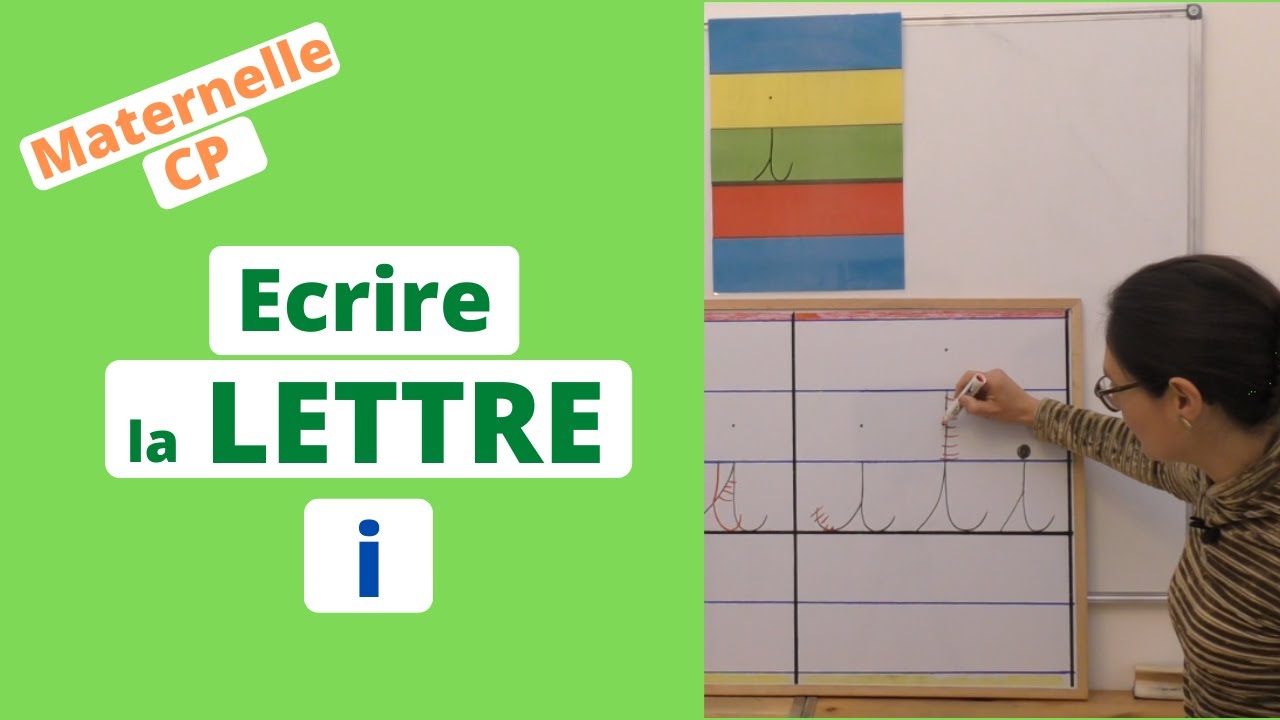 Comment écrire la lettre i ? Apprendre à écrire les lettres minuscules - Ecriture Maternelle et CP