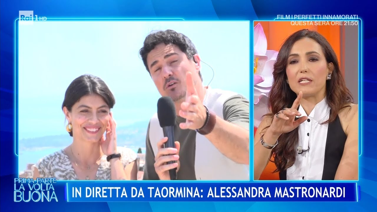 In diretta da Taormina: Alessandra Mastronardi - La volta buona 11/06/2025