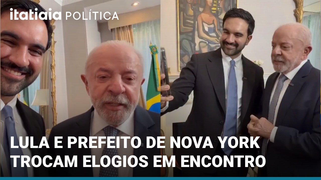 LULA REGISTRA ENCONTRO COM PREFEITO DE NOVA YORK ANTES DE ASSEMBLEIA GERAL DA ONU