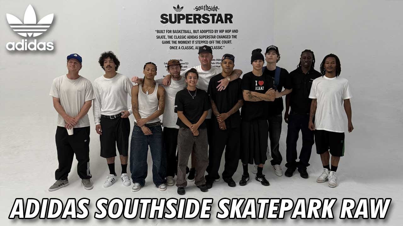 Raw Skateboarding Clips Adidas Pro Team at Southside Skatepark 🎥🛹