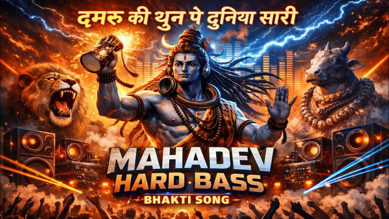 Damru ki dhun pe duniya saari || Mahadev Hard Bass Bhakti Song