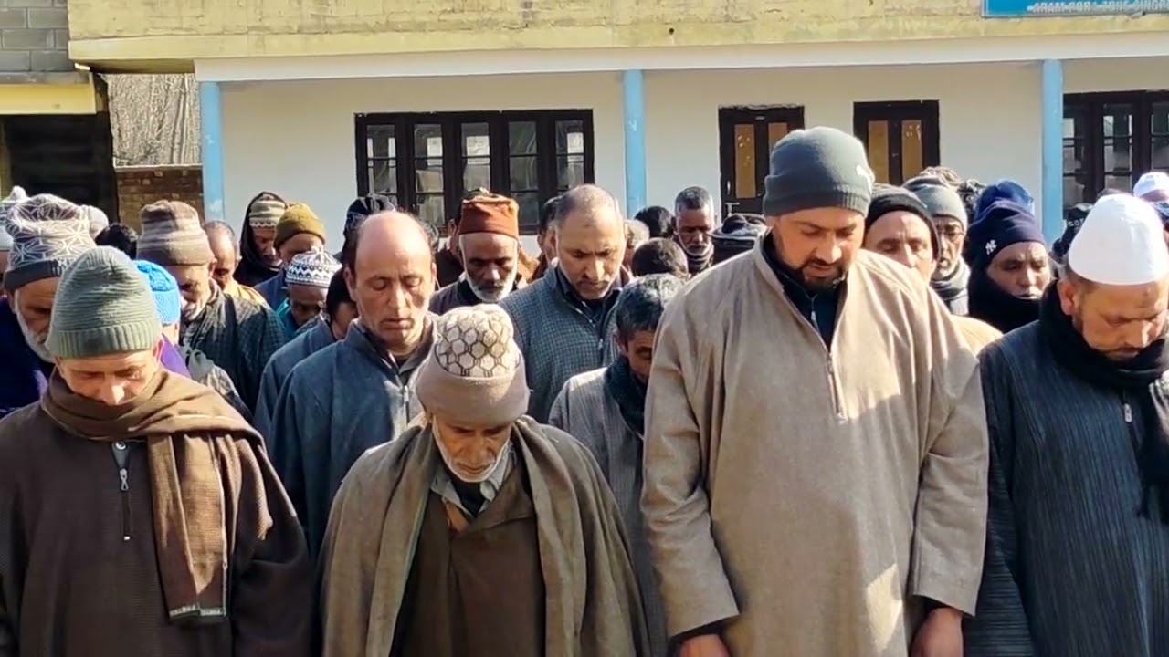Namaz Jinaza Marhoom Zawar Mohd Asghar Dar Nawab khah Arampora 