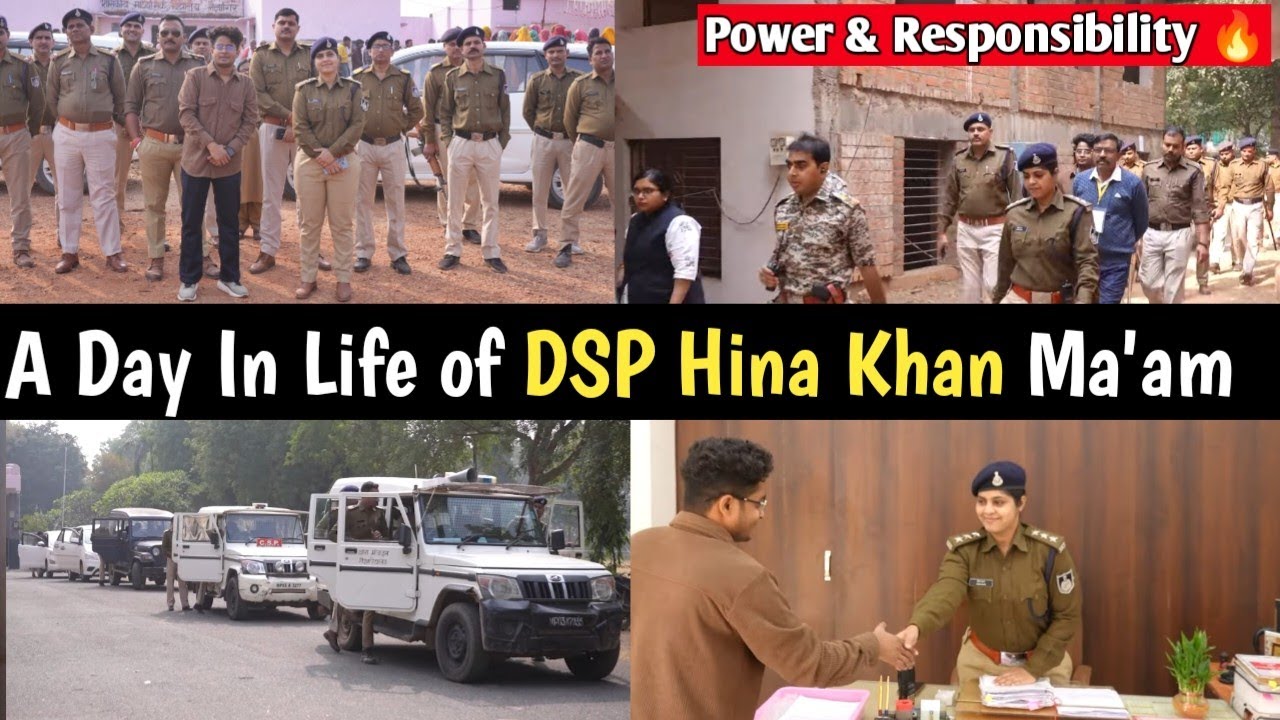 DSP officer का एक दिन , Power Responsibility Life as Officer 🔥