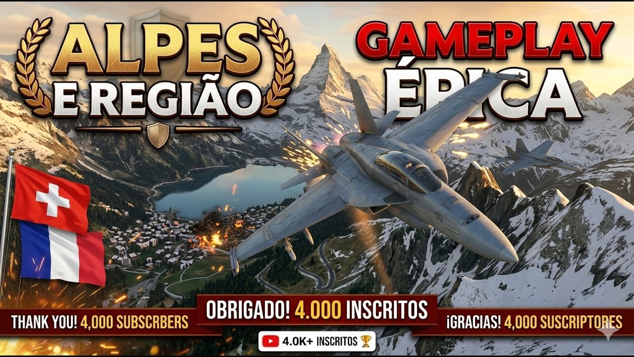 Inscreva-se: @gameshow2020    🇫🇷🇨🇭 𝕬𝖑𝖕𝖊𝖘 𝖊 𝕽𝖊𝖌𝖎𝖆̃𝖔 🇫🇷🇨🇭 - Microsoft Flight Simulator