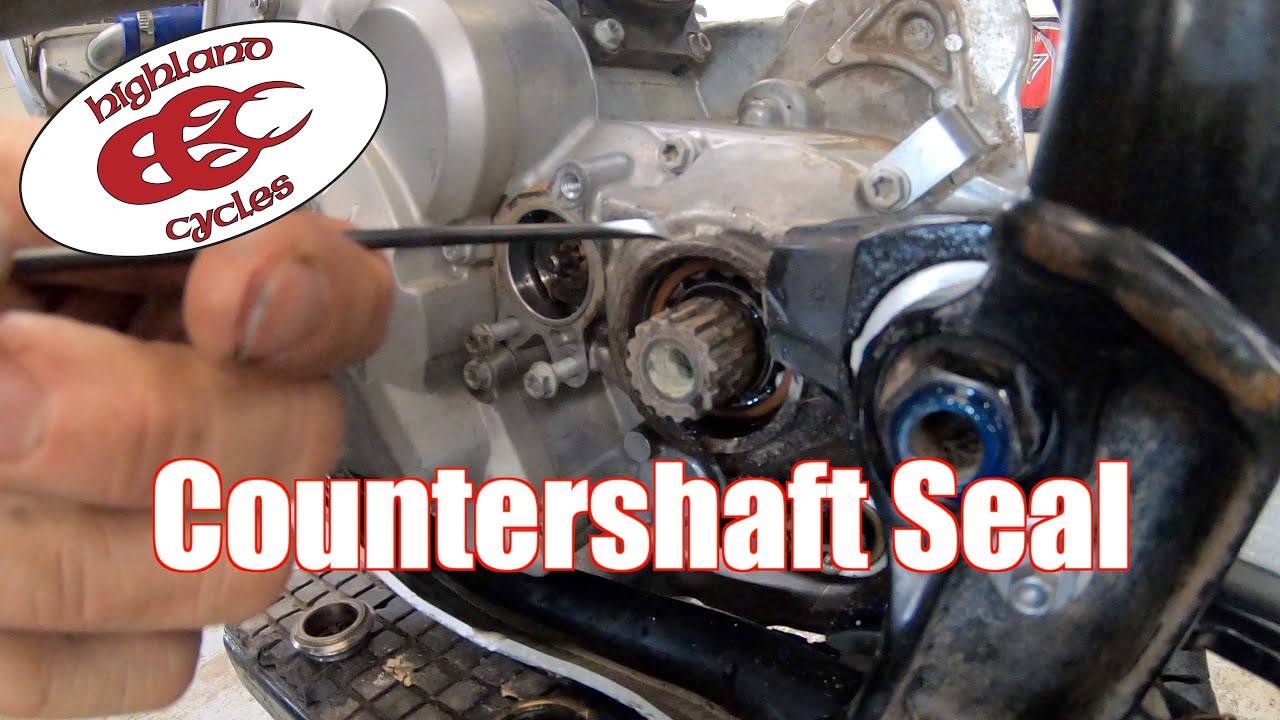 How do you replace a countershaft seal?