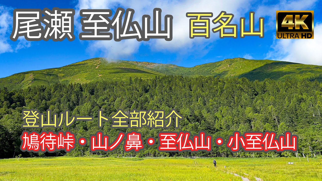 【4K JAPAN】尾瀬 至仏山｜登山ルート全部紹介｜マイカー規制解除日なのに…｜日本百名山登山｜初心者（Mt.Shibutsu）-2022/8/22