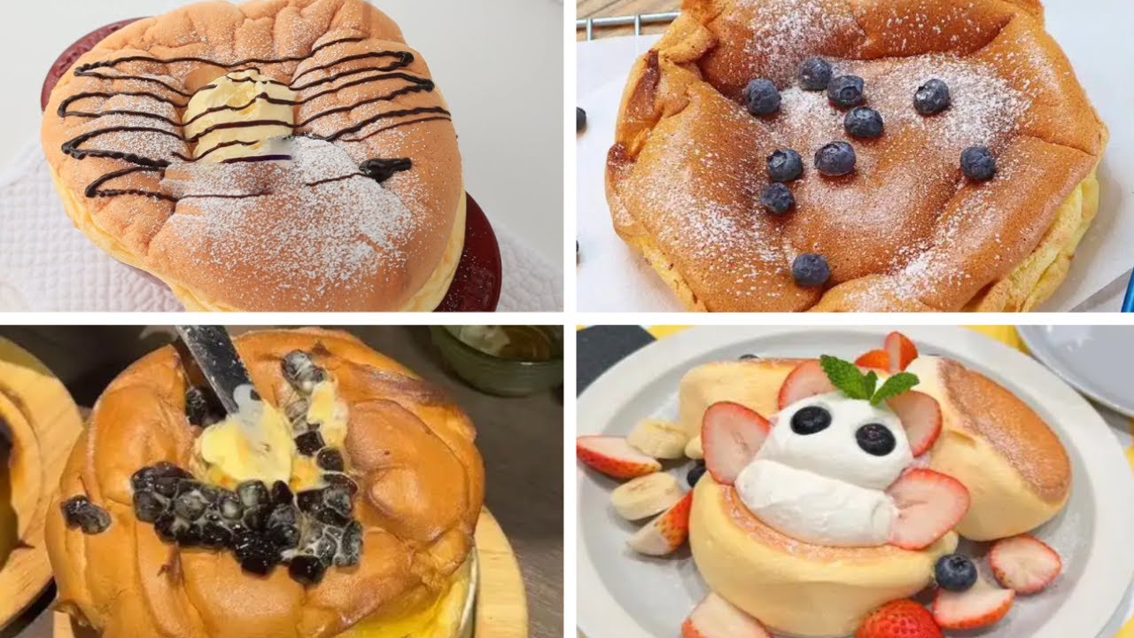 Satisfying Relaxing Video|🍞🥐🥨🥯Giant Souffl&eacute; Recipe|Asmr|Tiktok