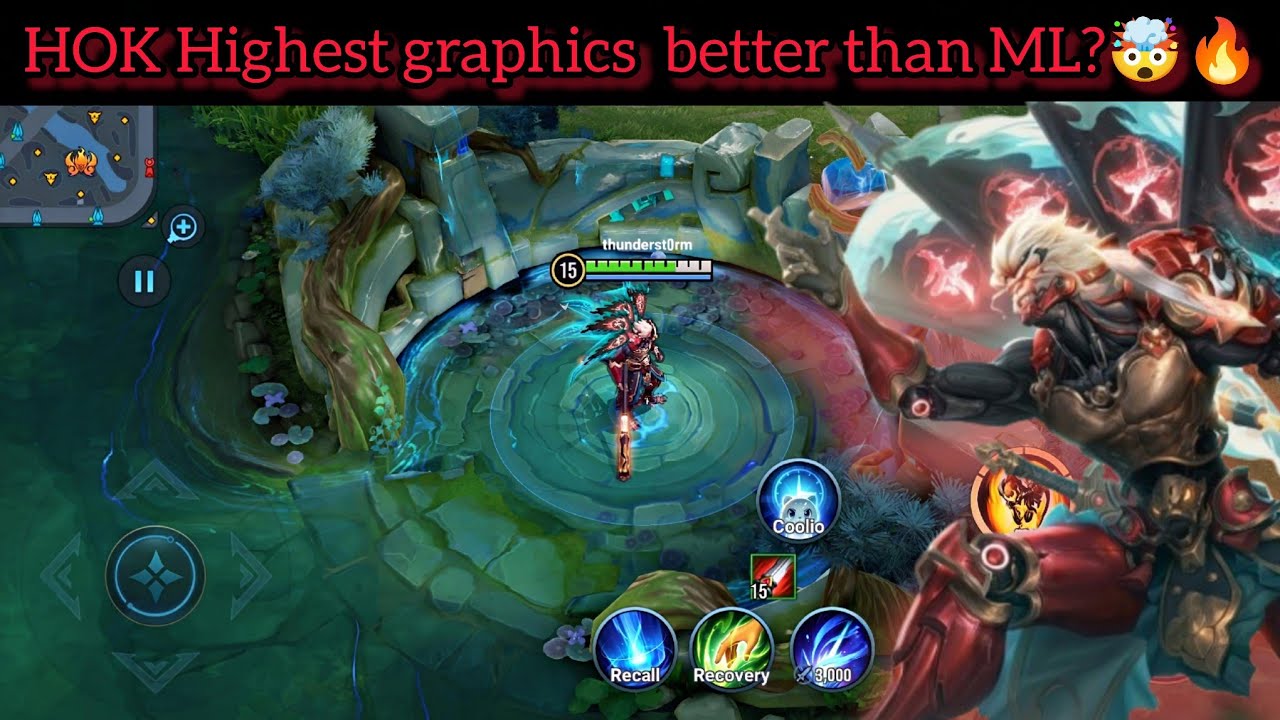 Honor of kings - highest graphics gameplay || wukong pro SS gameplay #hokindia #honorofkings 