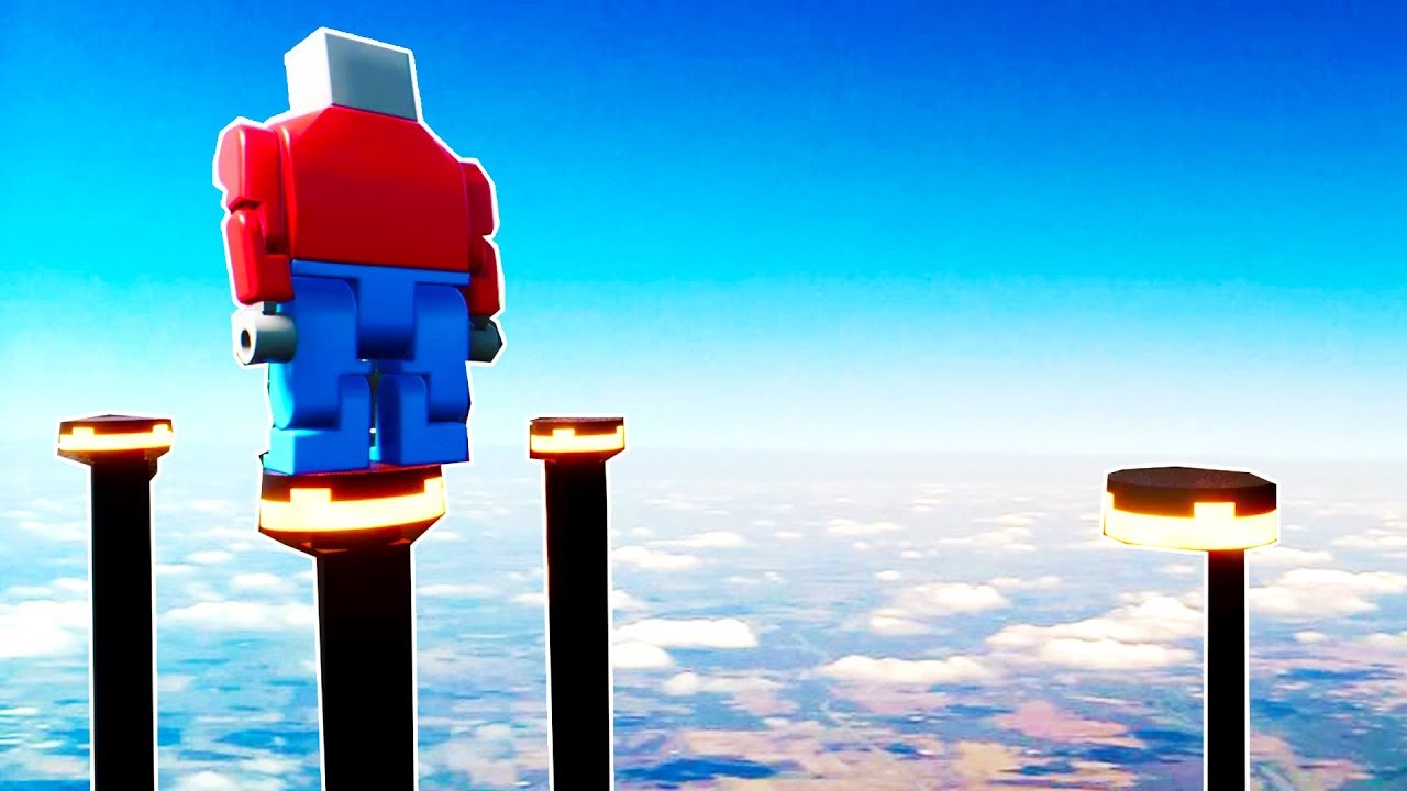 ИСПЫТАНИЕ НА ВЫЖИВАНИЕ НА ВЫСОТЕ 1000 ФУТОВ! &mdash; Многопользовательская игра Brick Rigs: забавные мо...