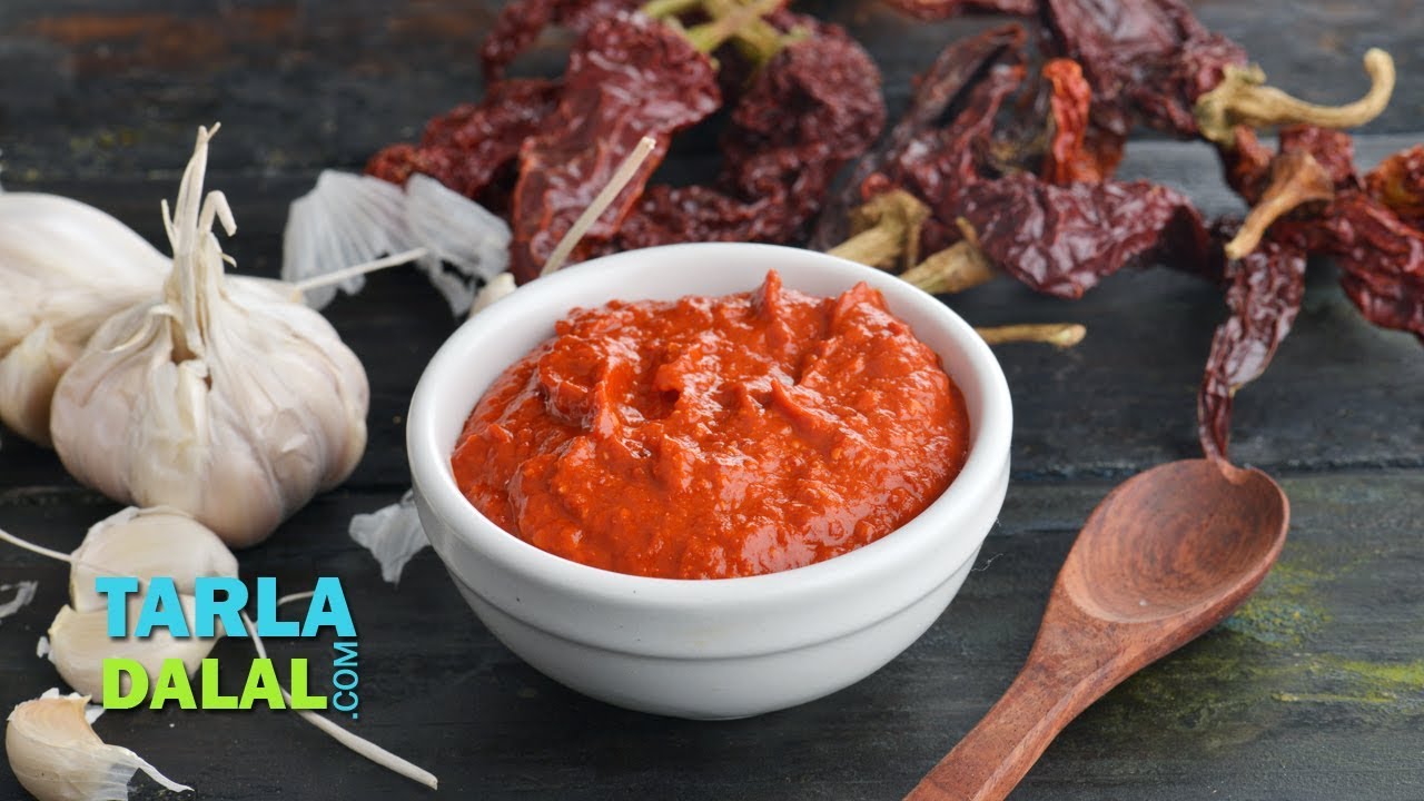 Chilli Garlic Chutney  by Tarla Dalal