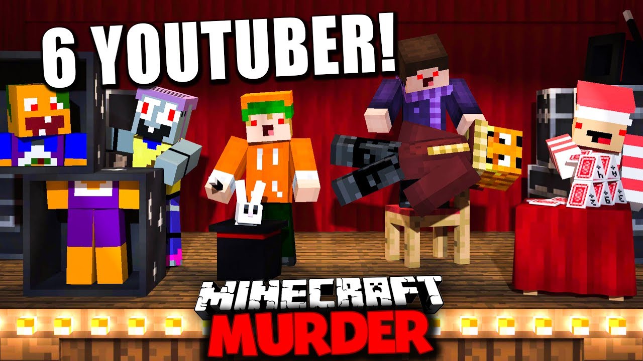 MINECRAFT MURDER MIT 6 YOUTUBERN