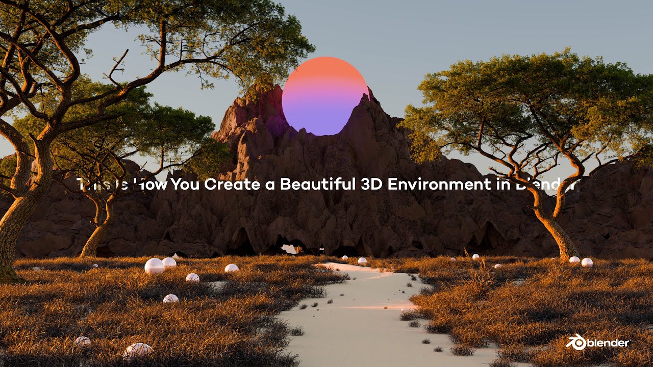 This Is How You Create a Beautiful 3D Environment in Blender 5.0