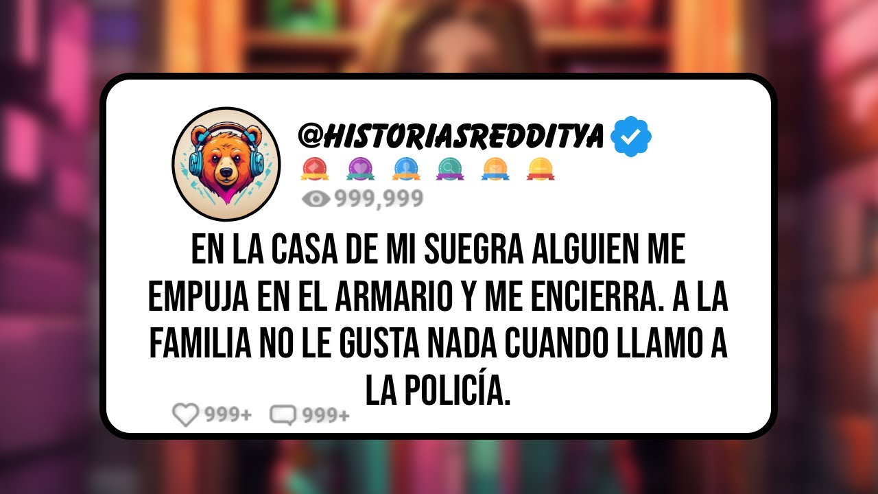 En la Casa de mi SUEGRA Alguien me EMPUJA en el ARMARIO y me ENCIERRA. A la Familia no le GUSTA N...
