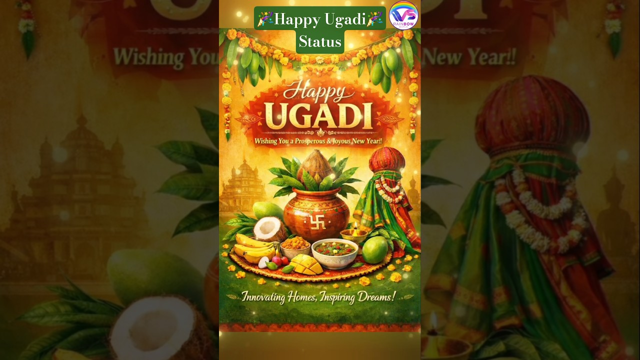 Happy Ugadi Status 🎉🌞#shorts #shortsfeed #youtubeshorts #ugadi