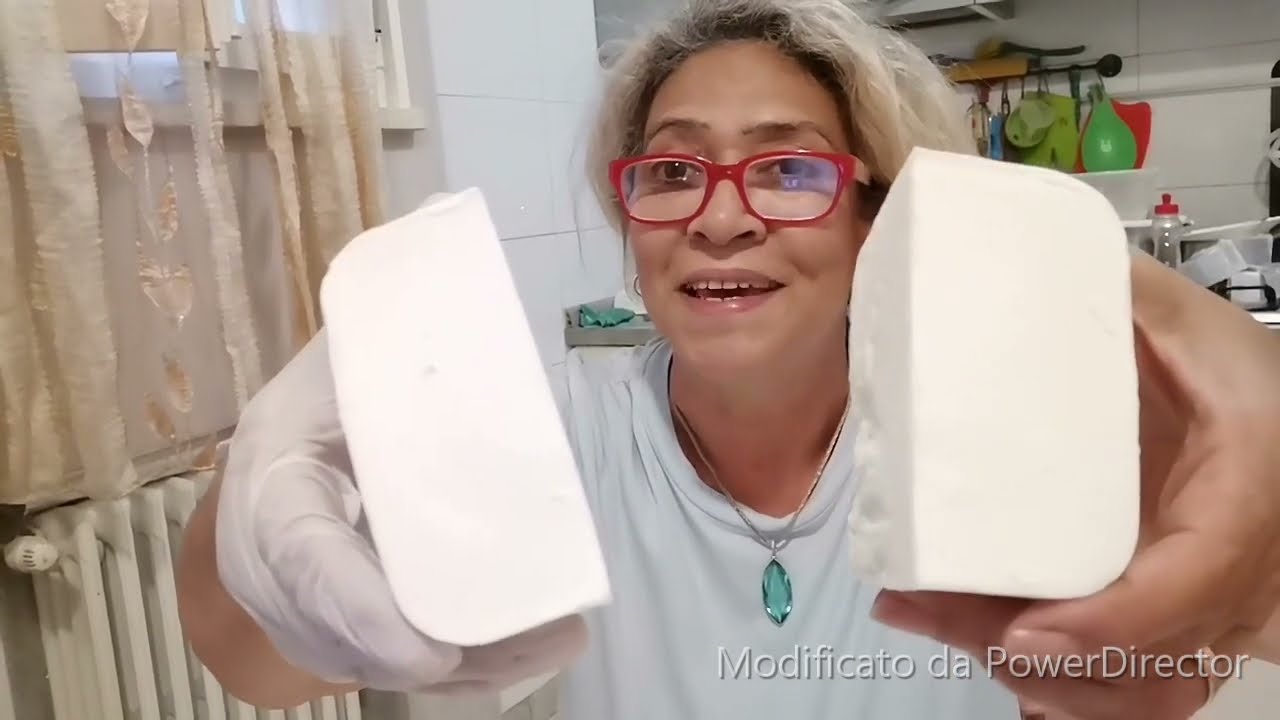 🍋 COMO FAZER SABAO CASEIRO EM BARRA C/ EDTA DESENGORDURANTE COM BAGA&Ccedil;O DE LIMAO PARA ROUPAS E LOU&Ccedil;AS