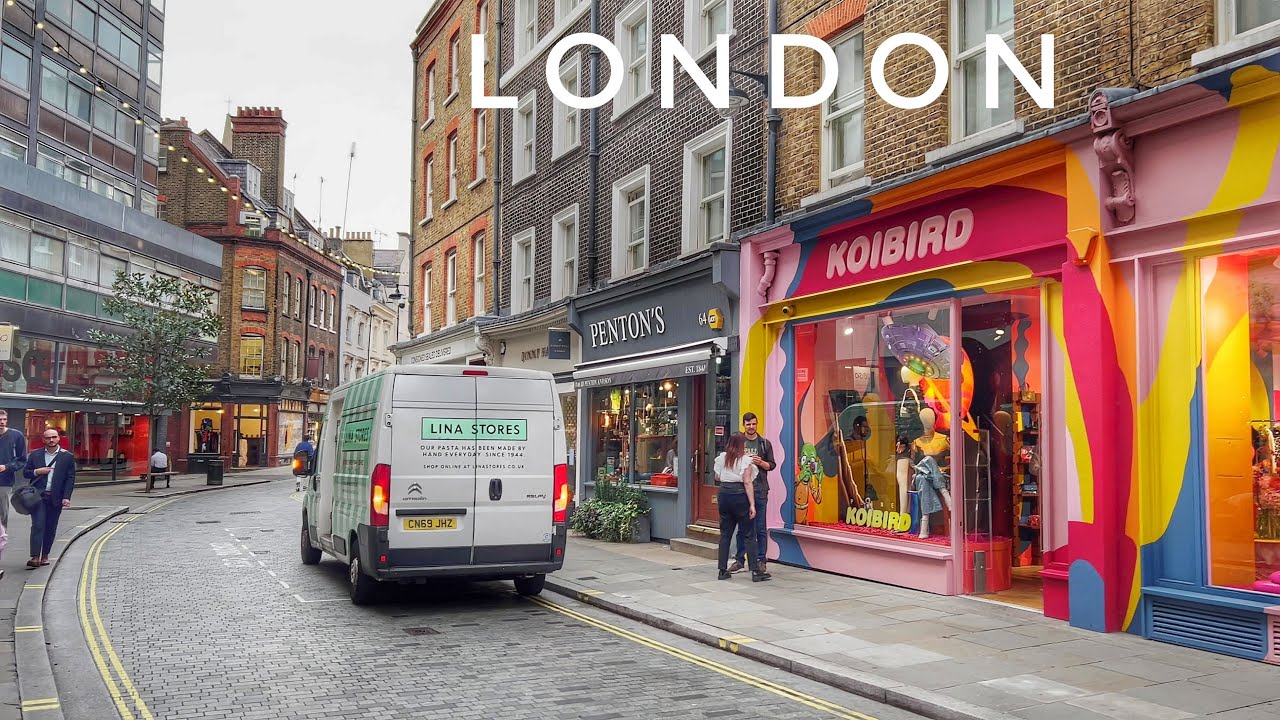 London City Walk - Walking London Mayfair & Marylebone - Central London Streets Walk - London View