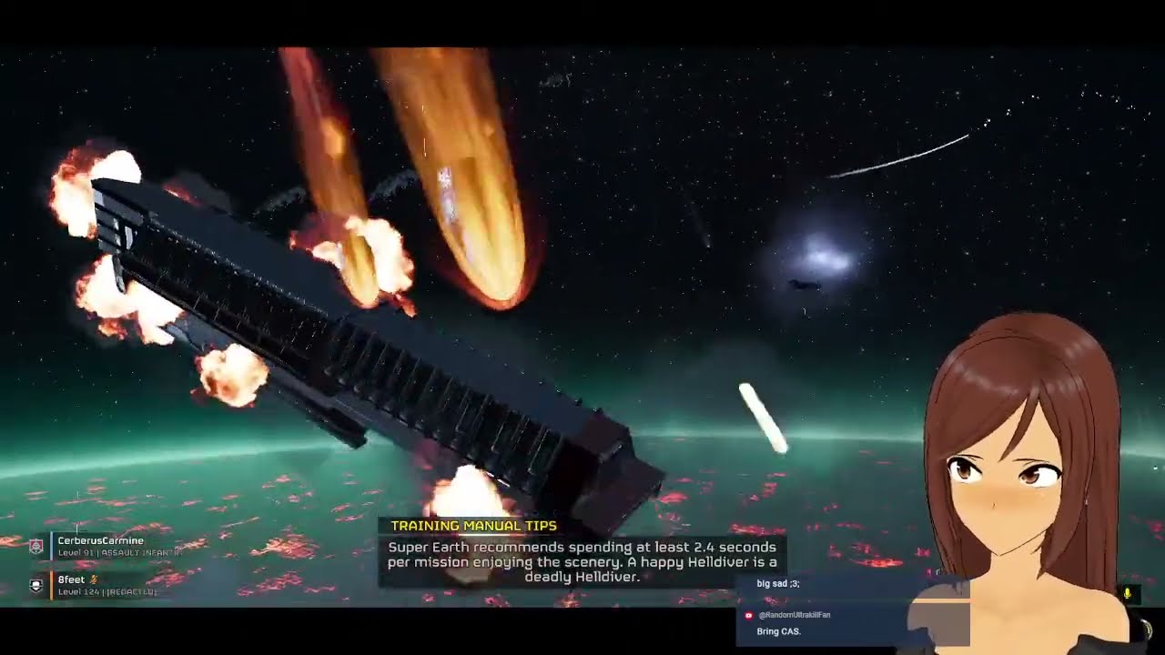 Pulled me outta ICU to fight Cyborgs?! 🌆 HELLDIVERS 2 (Mods) • Vtuber Boy