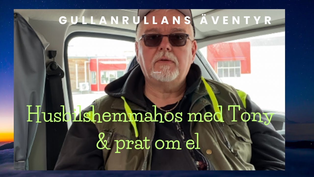 Husbilshemmahos med Tony & prat om el i hans Adria Coral