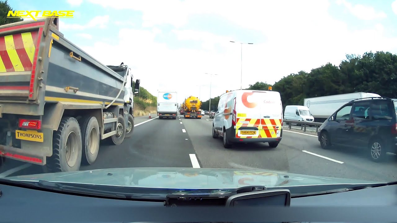 999 code 1 Emergency drive to reported car crash on M4 6 to 5 stationary traffic