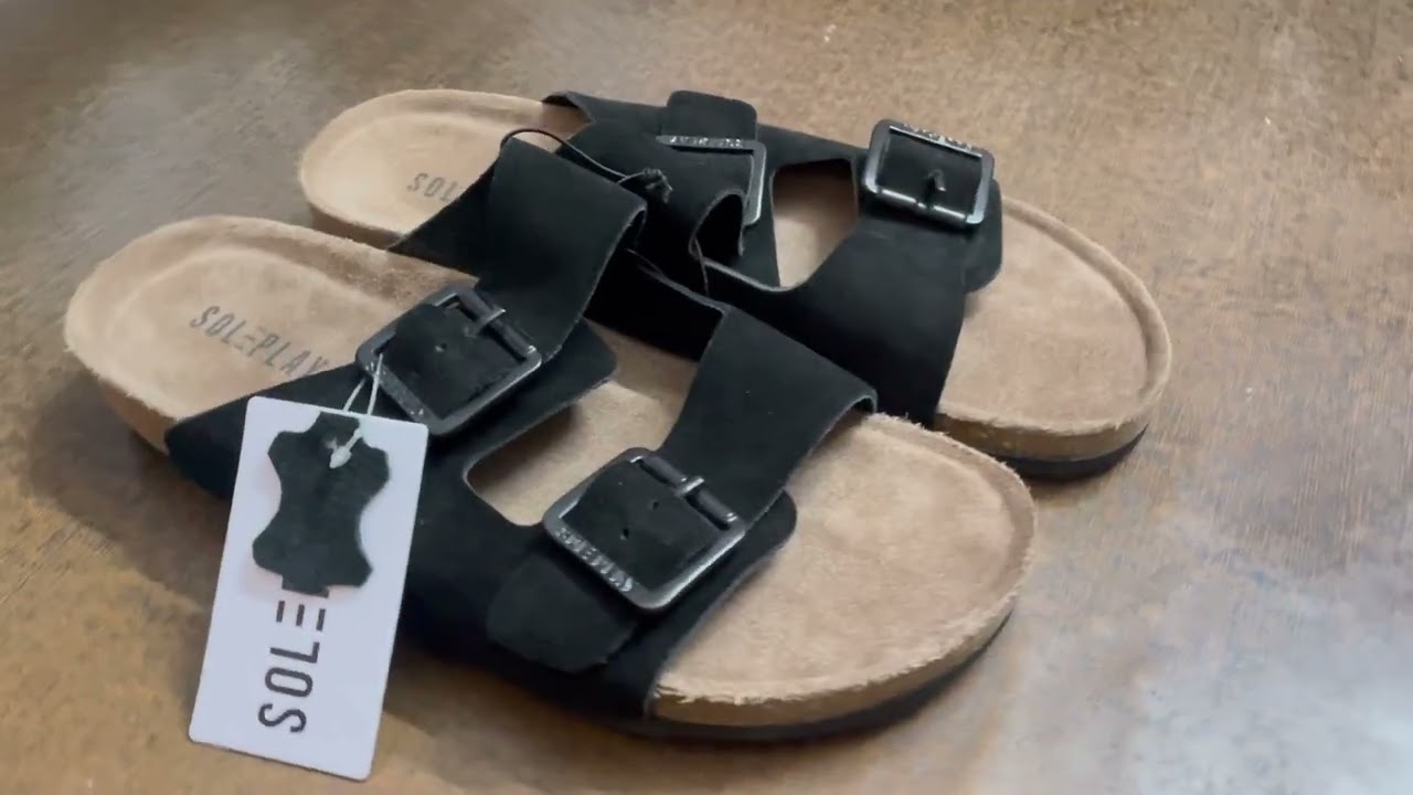 BIRKENSTOCK!?🤩alternative soleplay sandals double band 360 view