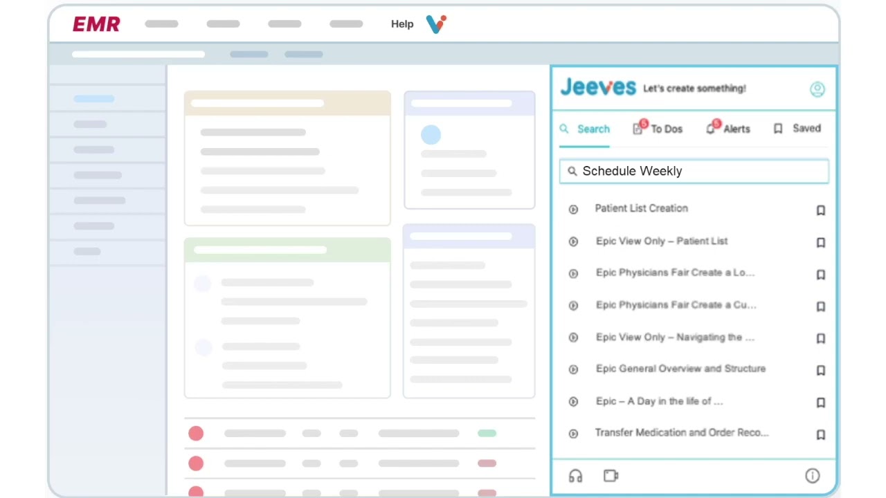 Jeeves - In-app AI Support Assistant for Your EHR