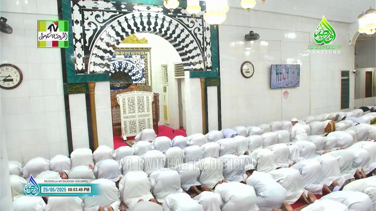 PEMBACAAN MAULID AL-HABSYI DI MUSHOLLA AR-RAUDHAH SEKUMPUL MTP KALSEL, MALAM SENIN TGL 25-05-2025
