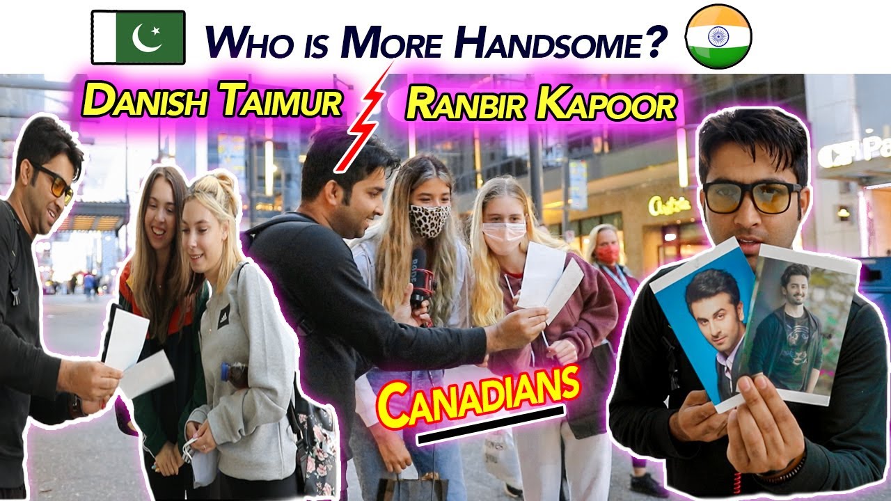 Who is More Handsome? Danish Taimoor Or Ranbir Kapoor? Pakistani/Indian Celebrities | Canadians |