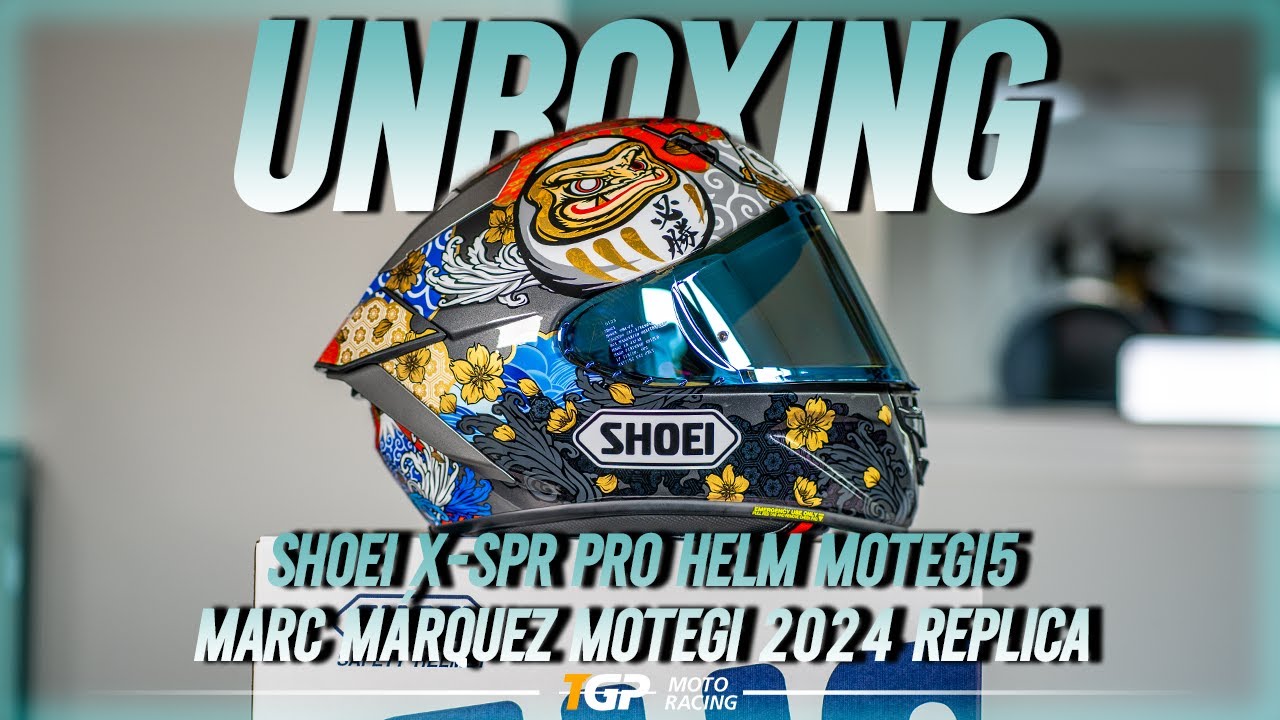 Shoei X-SPR PRO Helm Márquez Motegi5 TC-1 - Marc Márquez Motegi 2024 Replica | Unboxing | TGP
